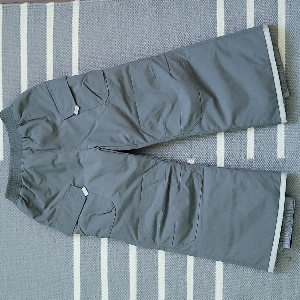 Hanna Andersson Waterproof Snow Pants NWOT Size 110 (size 5) + Bonus Thermal top